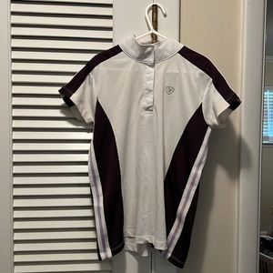 Girls, Ariat, short sleeve riding top.
